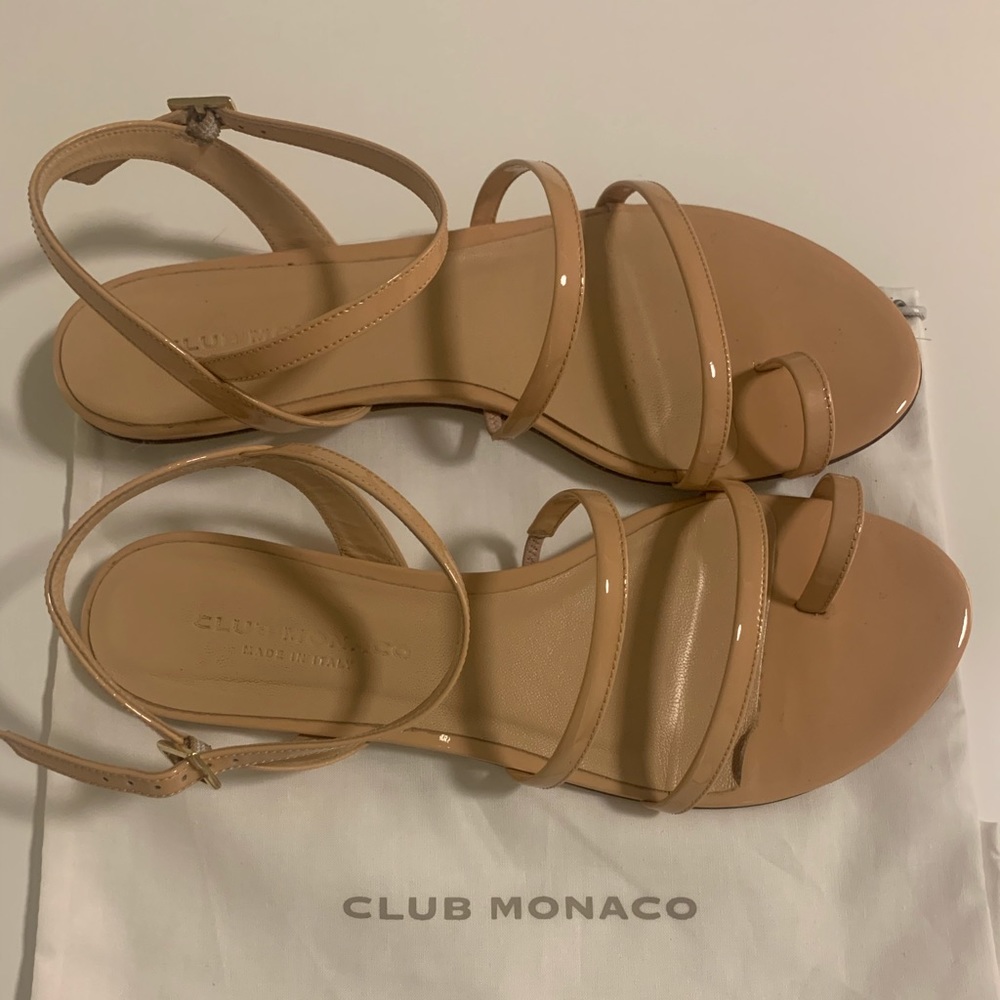 Club Monaco Leather Sandals